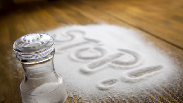 Stop salt - medical concept